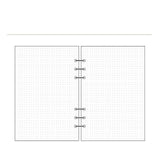 A5 A6 Spiral transparent PVC Notebook Cover Loose Diary Coil Ring Binder Filler Paper Seperate Planner Receive Bag Card Storage