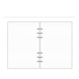 A5 A6 Spiral transparent PVC Notebook Cover Loose Diary Coil Ring Binder Filler Paper Seperate Planner Receive Bag Card Storage