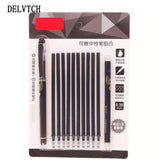 DELVTCH 0.5MM Erasable Suit Gel Pen Blue/Black Ink Magic Erasable Pen Refill and Pen Set For School Student Office Writing Tools