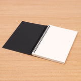 Sketchbook Diary For Drawing Painting Graffiti Soft Cover Black Paper Sketchbook Notepad Notebook Office School Supplies 1PC