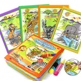 Coolplay  Magic Water Drawing Book Coloring Book Painting Board Doodle Book in Drawing Toys Educational Toys for Kids Xmas Gifts