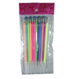 12/24/36/48 Color Gel Pen Refills Set Glitter Multi Colored Painting Writing Pen Refill Rod for handle School Stationery Tool