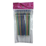 12/24/36/48 Color Gel Pen Refills Set Glitter Multi Colored Painting Writing Pen Refill Rod for handle School Stationery Tool