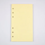 MINKYS 40 Sheets Colored Pink Purple A5 A6 Notebook Paper Refill Spiral Binder Index Inside Page Daily Monthly Weekly Agenda