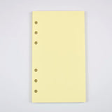 MINKYS 40 Sheets Colored Pink Purple A5 A6 Notebook Paper Refill Spiral Binder Index Inside Page Daily Monthly Weekly Agenda