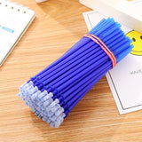 20 Pcs/lot Blue Black red Ink Gel Pen Erasable Refill Rod Magic Erasable Pen Refill 0.5mm School Stationery Writing Tool Gift