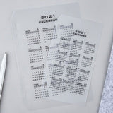 MINKYS 40 Sheets Colored Pink Purple A5 A6 Notebook Paper Refill Spiral Binder Index Inside Page Daily Monthly Weekly Agenda