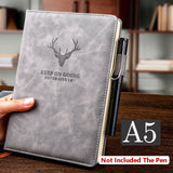 360 Pages Super Thick Wax Sense Leather A5 Journal Notebook Daily Business Office Work Notebooks Notepad Diary School Supplies