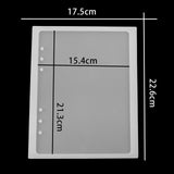 A5 A6 A7 Notebook Cover Silicone Mold Crystal Epoxy Resin Molds For DIY UV Resin Mould Handmade Crystal Book Accessories