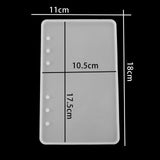 A5 A6 A7 Notebook Cover Silicone Mold Crystal Epoxy Resin Molds For DIY UV Resin Mould Handmade Crystal Book Accessories