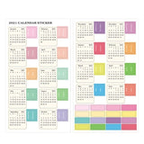 MINKYS 40 Sheets Colored Pink Purple A5 A6 Notebook Paper Refill Spiral Binder Index Inside Page Daily Monthly Weekly Agenda