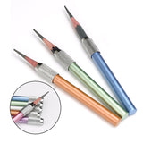 1pcs Metal Single Head Spiral Pencil Extender Art Sketch Crayon Extender Art Student Painting Tools School Stationery