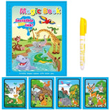Animal Zoo Princess Magic Water Drawing Book Colorling Mermaid Cartoon Doodle Magic Pen Drawing Board Toys Kids Children Gifts
