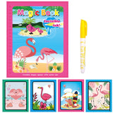 Animal Zoo Princess Magic Water Drawing Book Colorling Mermaid Cartoon Doodle Magic Pen Drawing Board Toys Kids Children Gifts