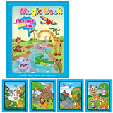 1pcs Montessori Coloring Cartoons Books Magical Book Water Drawing Doodle Pen Painting Drawing Board For Kids Toys Birthday Gift