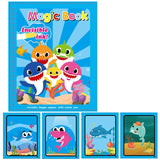 1pcs Montessori Coloring Cartoons Books Magical Book Water Drawing Doodle Pen Painting Drawing Board For Kids Toys Birthday Gift