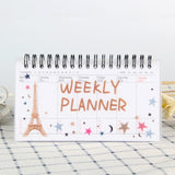 Kawaii Weekly Planner Notebook Journal Agenda 2021 2022 Cure Diary Organizer Schedule School Stationary Office Supplies Gift