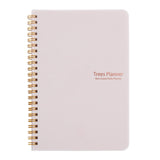 Trees 2021 A5 Daily Weekly Planner Agenda Notebook Weely Goals Habit Schedules Stationery Office School Supplies