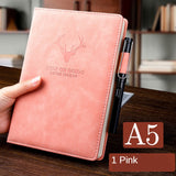 360 Pages Super Thick  A5 Journal Notebook Daily Business Office Work Notebook Simple Thick College Office Diary School Supplies
