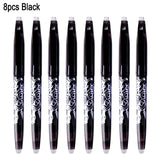 DELVTCH 0.5MM Erasable Suit Gel Pen Blue/Black Ink Magic Erasable Pen Refill and Pen Set For School Student Office Writing Tools