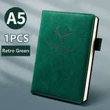 360 Pages Super Thick Wax Sense Leather A5 Journal Notebook Daily Business Office Work Notebooks Notepad Diary School Supplies