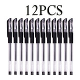 12pcs Creative Pendant Korean Stationery Donuts Candy Gel Pen 0.38mm Student Pens Stationery Kawaii School Supplies School Tools