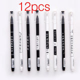 12pcs Creative Pendant Korean Stationery Donuts Candy Gel Pen 0.38mm Student Pens Stationery Kawaii School Supplies School Tools