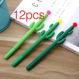 12pcs Creative Pendant Korean Stationery Donuts Candy Gel Pen 0.38mm Student Pens Stationery Kawaii School Supplies School Tools