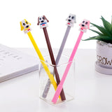 12pcs Creative Pendant Korean Stationery Donuts Candy Gel Pen 0.38mm Student Pens Stationery Kawaii School Supplies School Tools