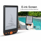 6"e-ink screen BK6025 e-book reader Reader Electronic e book Gray Ereader 800x600 Resolution Display 300DPI
