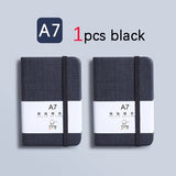 1Pcs A6 A7 Mini Notebook Portable Pocket Notepad Memo Diary Planner Agenda Organizer Sketchbook Office School Stationery 96sheet