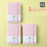 1Pcs A6 A7 Mini Notebook Portable Pocket Notepad Memo Diary Planner Agenda Organizer Sketchbook Office School Stationery 96sheet