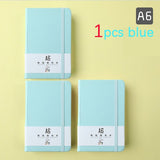 1Pcs A6 A7 Mini Notebook Portable Pocket Notepad Memo Diary Planner Agenda Organizer Sketchbook Office School Stationery 96sheet